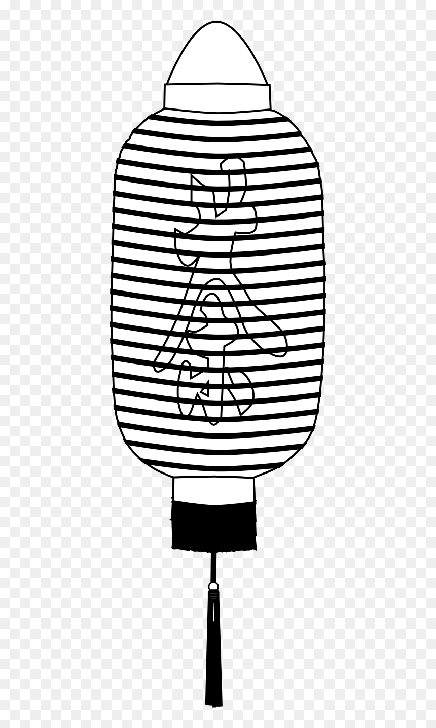 None - Chinese Paper Lanterns Black And White, HD Png Download - gymnast silhouette png