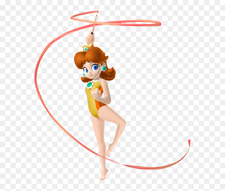 Gymnastics Png - Mario And Sonic At The Olympic Games Tokyo 2020 Daisy, Transparent Png - gymnast silhouette png