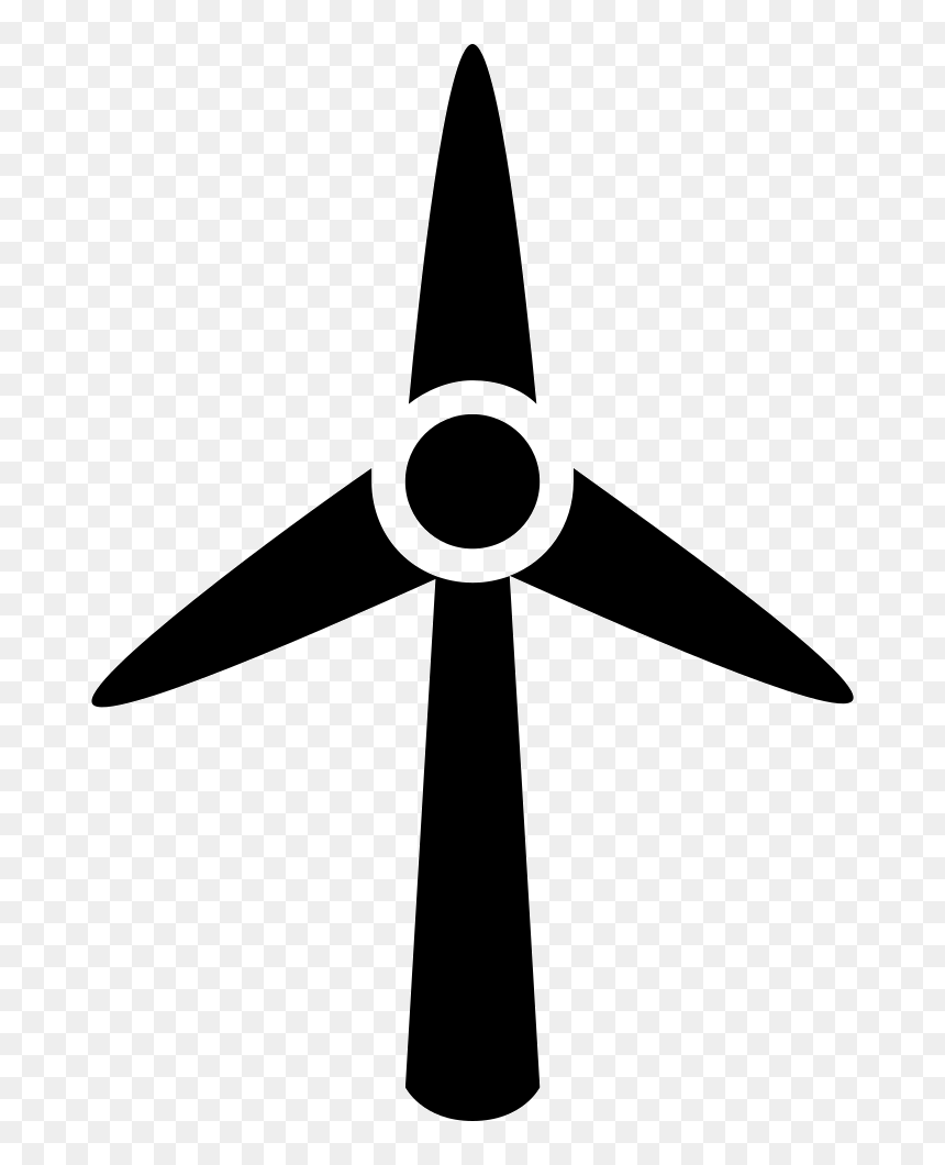 Wind Turbine Silhouette - Wind Turbine Icon Svg, HD Png Download - wind turbine icon png