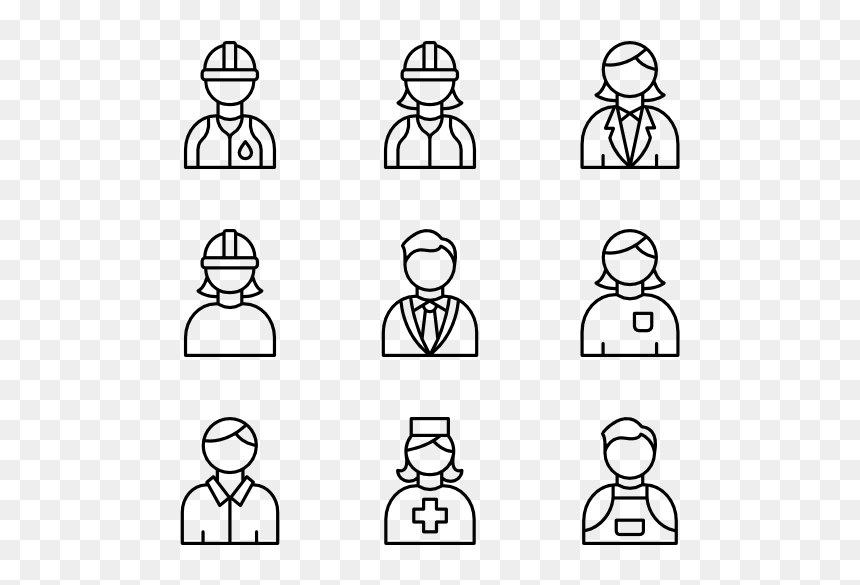 Wedding Icons Black And White, HD Png Download - people png icon