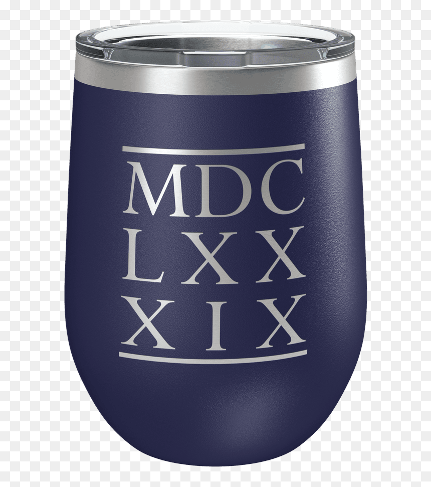 1689 Bcf Roman Numerals 12oz Insulated Tumbler - Texas History, HD Png Download - roman numeral 2 png