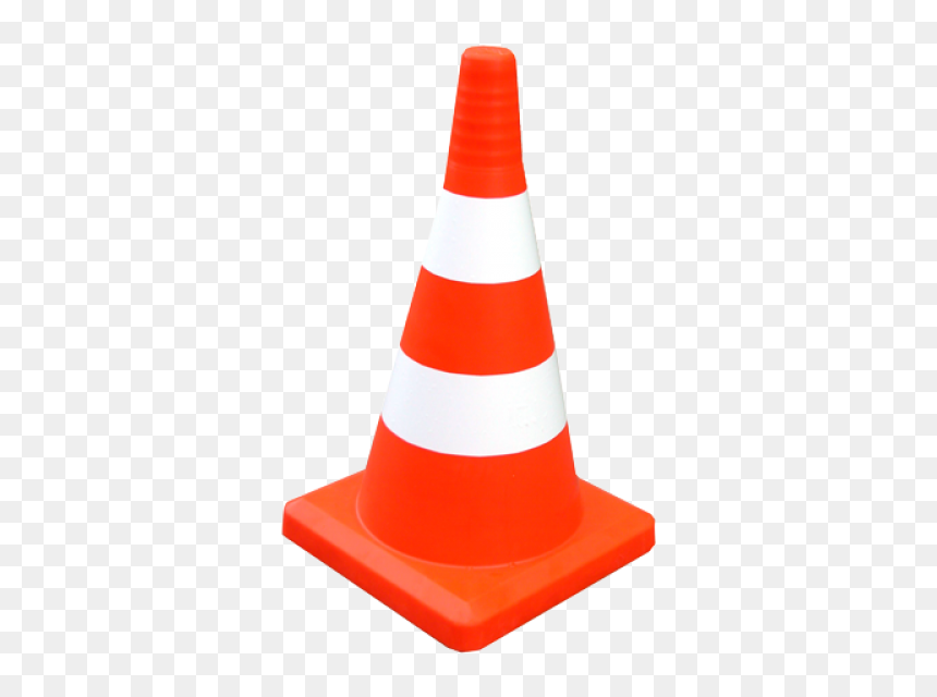 Cones Png - Transparent Background Orange Cone Png, Png Download - construction cone png