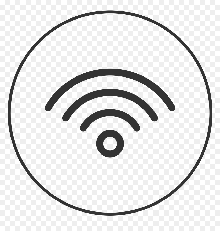 Circle, HD Png Download - wifi icon png transparent