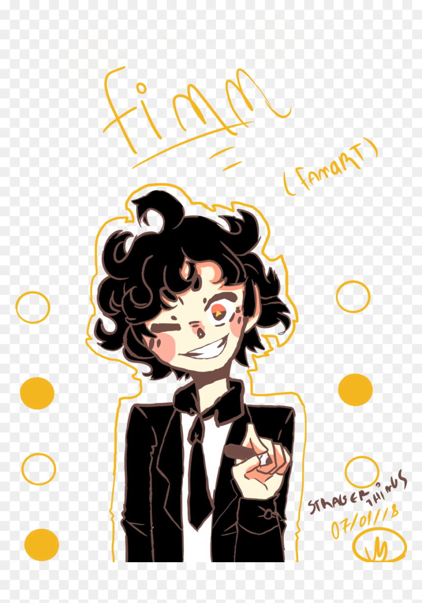 Finn Wolfhard - Cartoon, HD Png Download - finn wolfhard png