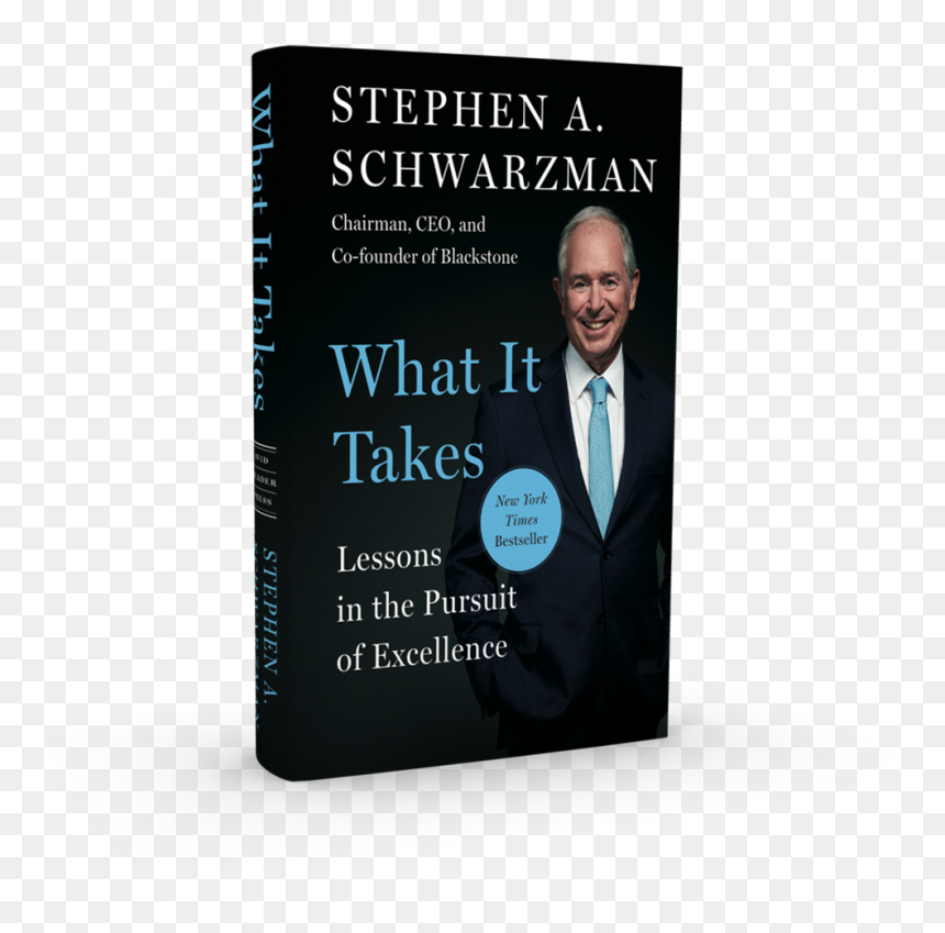 Stephen Schwarzman What It Takes Book Cover - Armani, HD Png Download - stephen james png