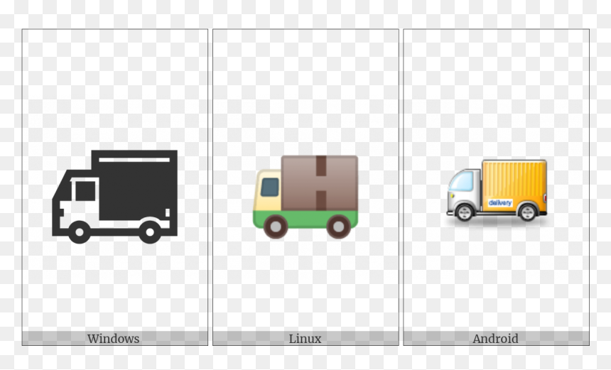 Delivery Truck On Various Operating Systems - Light Commercial Vehicle, HD Png Download - delivery truck icon png