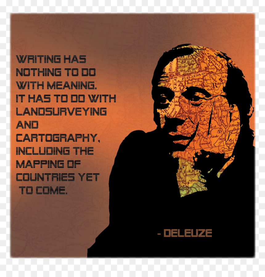 Dupuis Philosopherfoodforthouht Deleuze - Poster, HD Png Download - thought png