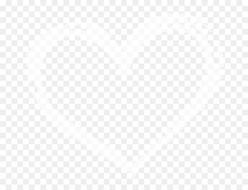 White Chalk Heart Png , Png Download - Transparent Background Chalk Heart, Png Download - heart png white
