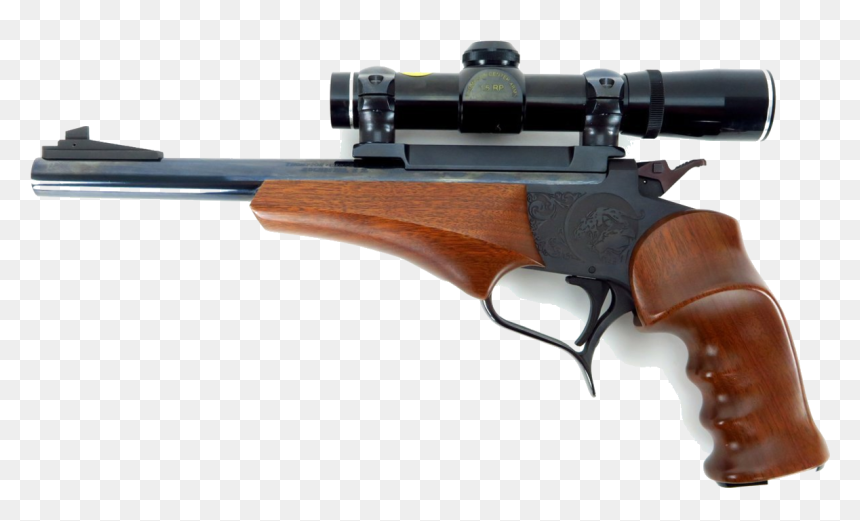 Thompson Contender 223 Pistol, HD Png Download - pistol silhouette png