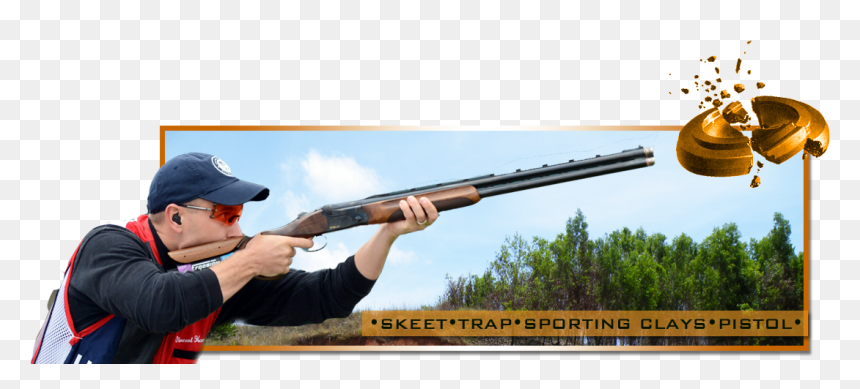 Rochester Brooks - Clay Pigeon Shooting, HD Png Download - pistol silhouette png