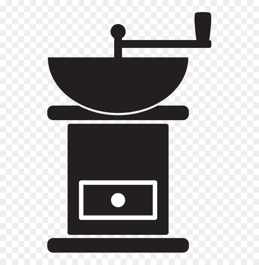 Coffee Grinder Clip Art, HD Png Download - kitchen icon png