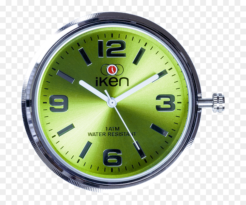 Picture Of Green Dial - Portable Network Graphics, HD Png Download - clock image png