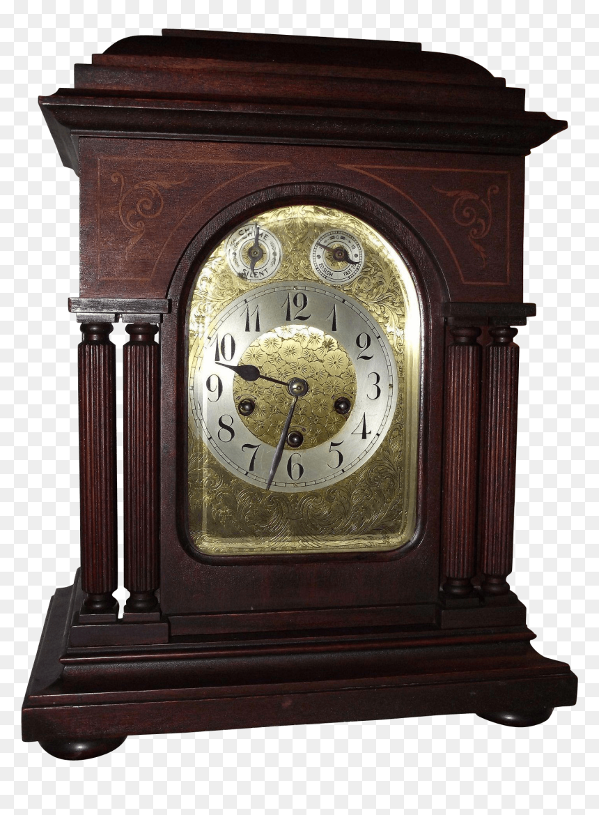 Mahogany Westminster Chimes Clock - Clock, HD Png Download - clock image png