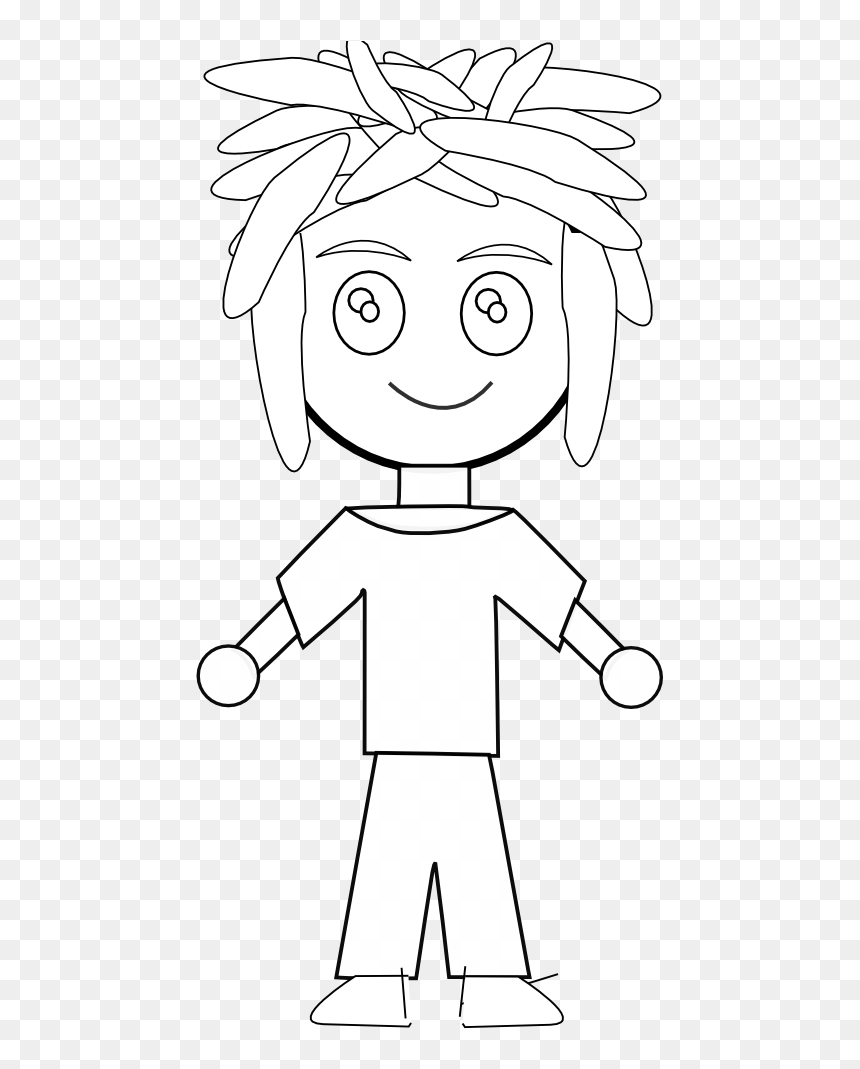 Cartoon, HD Png Download - anime lineart png