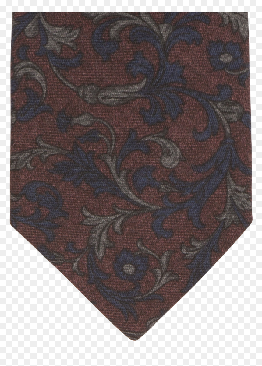 Burgundy Flower Paisley Print Wool Tie"
 Title="burgundy - Carpet, HD Png Download - paisley pattern png