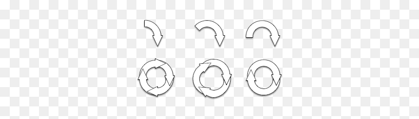 Drawing, HD Png Download - rounded arrow png