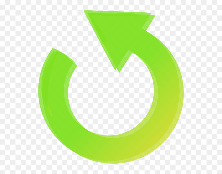 Arrow Going Round And Round, HD Png Download - rounded arrow png