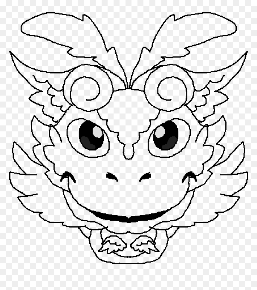 Cartoon, HD Png Download - dragon face png