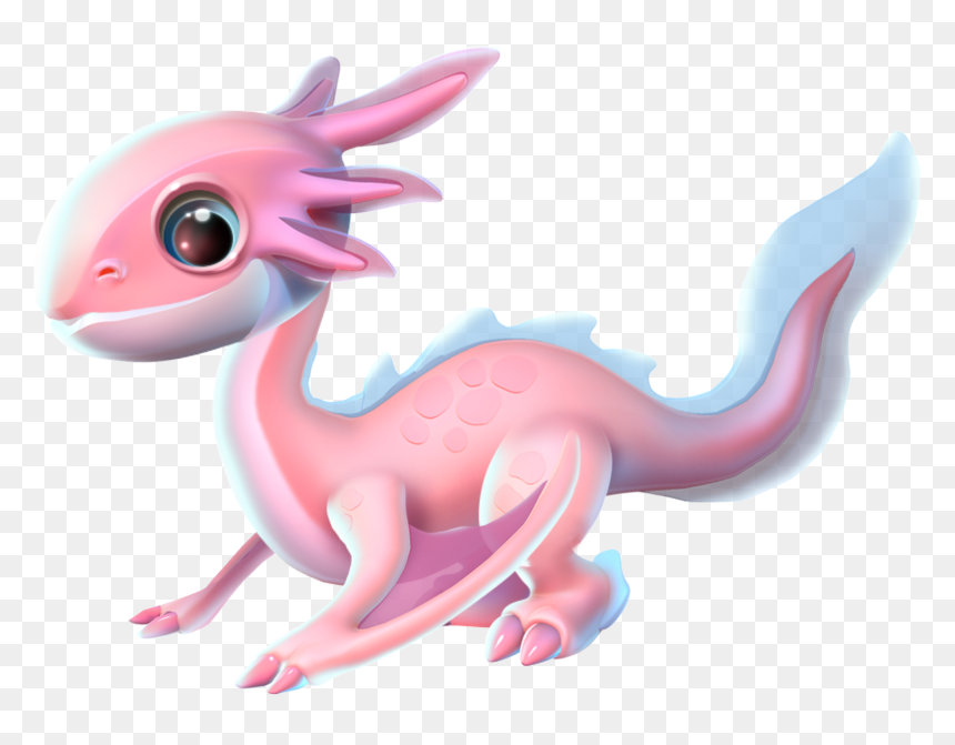 Transparent Axolotl Png - Dragon Mania Legends Axolotl Dragon, Png Download - axolotl png