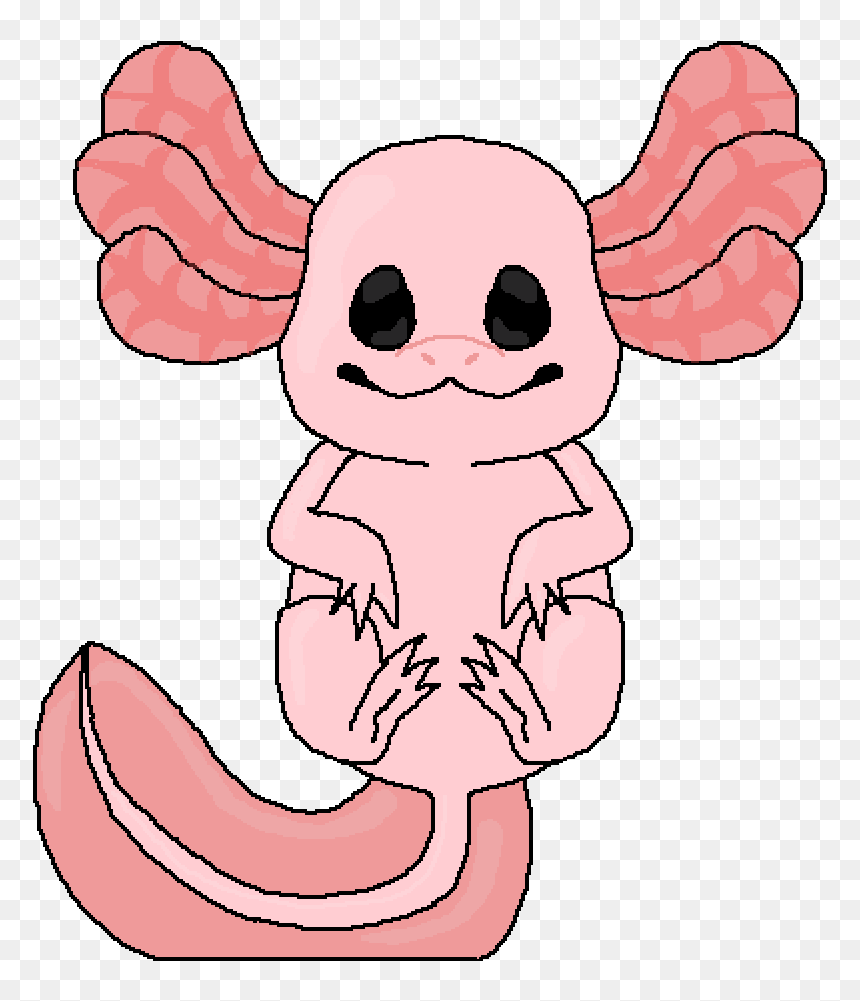 Cartoon, HD Png Download - axolotl png