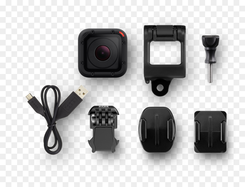 Gopro Hero Session Included, HD Png Download - go pro logo png