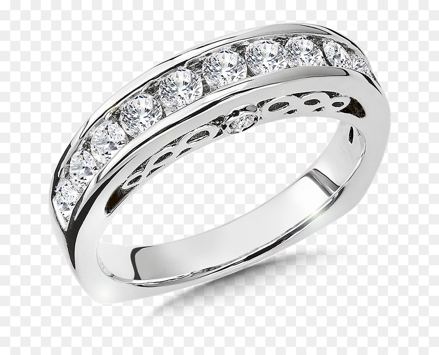 Valina Wedding Band - 一文字 指輪, HD Png Download - wedding band png