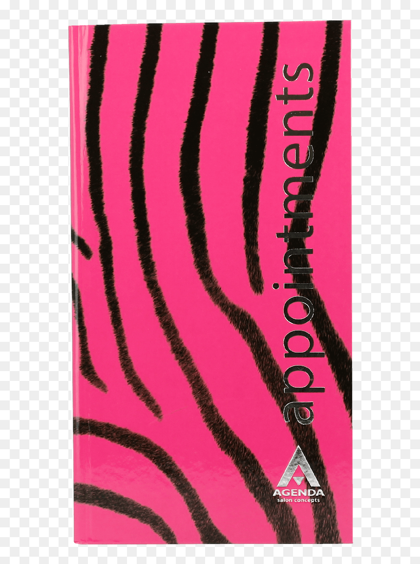 Agenda Salon Concepts Beauty Appointment Book 3 Assistant - Curtain, HD Png Download - pink zebra logo png