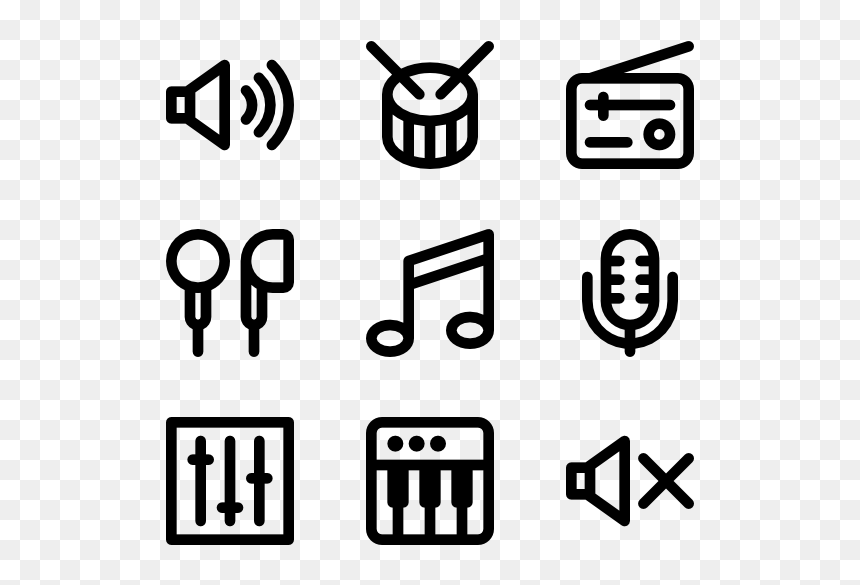 Contact Icon Free, HD Png Download - sound system png