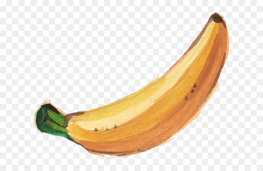 Bananawatercolor Png, Transparent Png - banana png