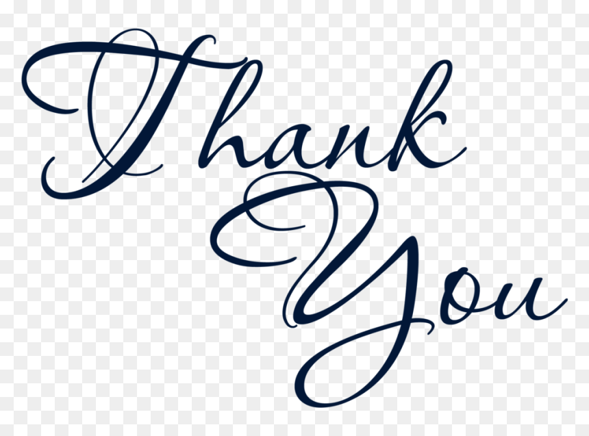 Calligraphy, HD Png Download - thank you png