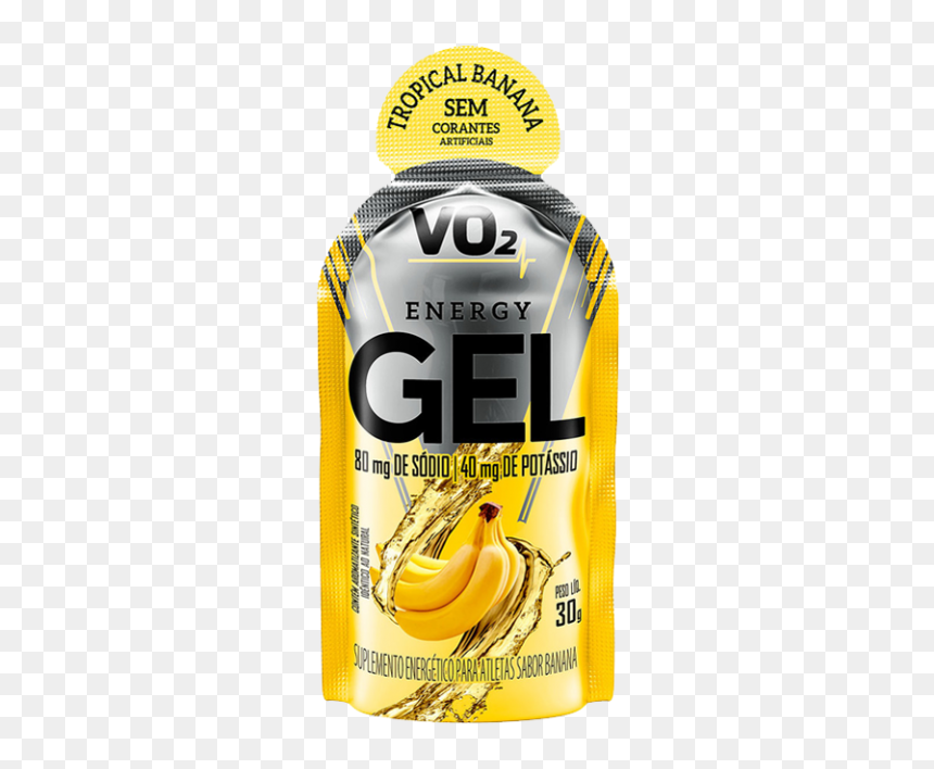 Vo2 Energy Gel Frutas Vermelhas, HD Png Download - banana png