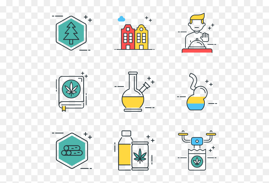 Diagram, HD Png Download - weed png