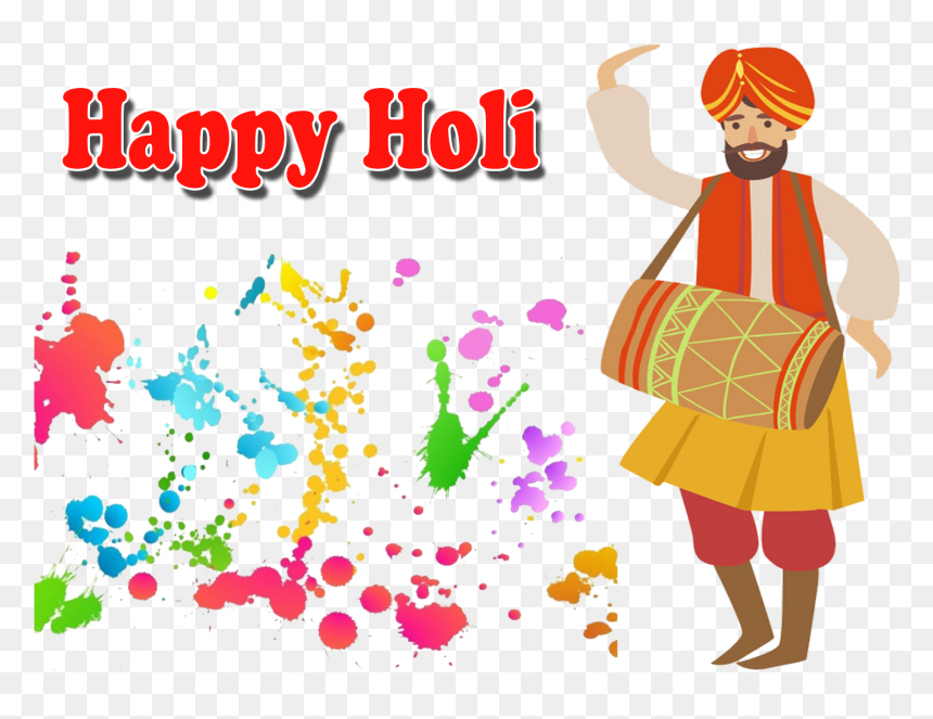 Holi Colour Splash Png, Transparent Png - holi png
