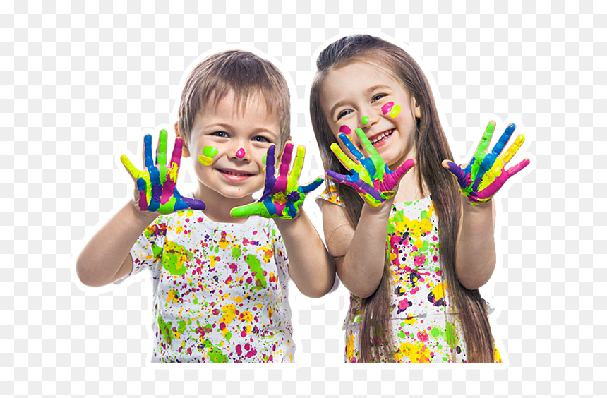 Holi School Kids Png, Transparent Png - holi png