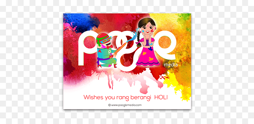 Card Design Of Holi, HD Png Download - holi png