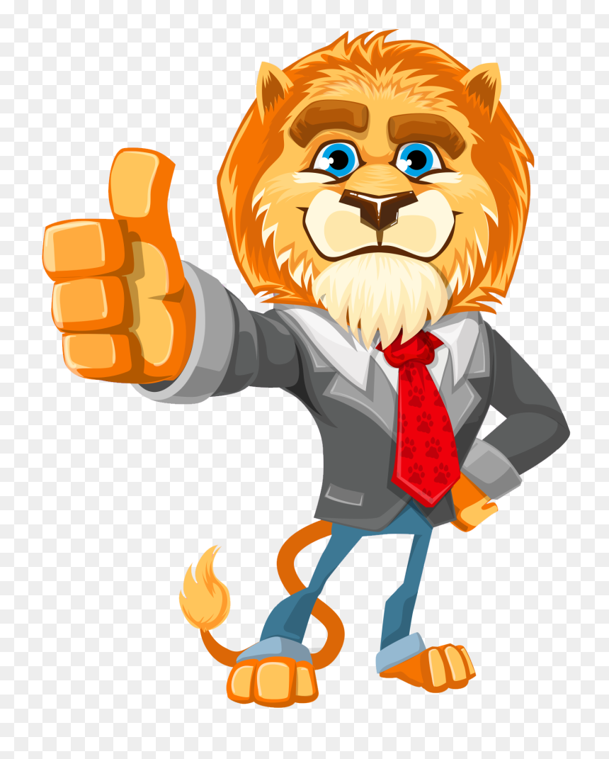 Cartoon Vector Images Png, Transparent Png - lion png