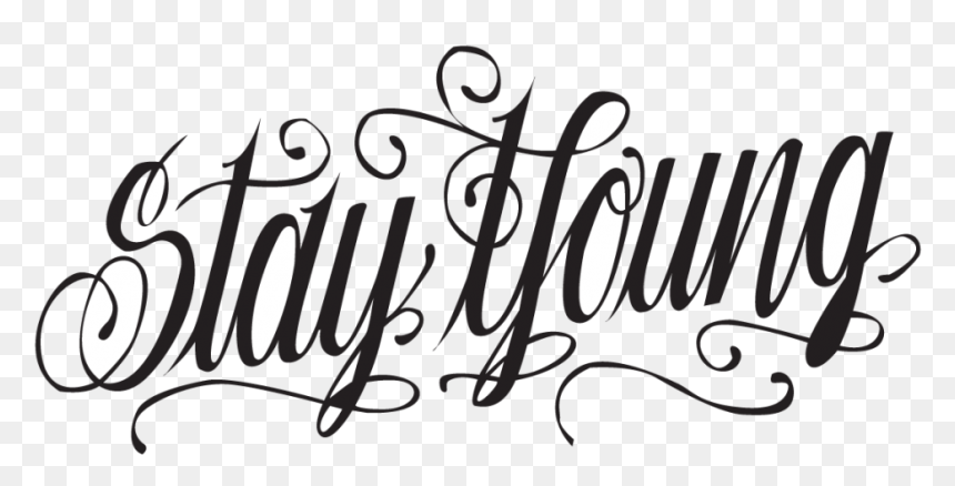Stay Young Tattoo Png, Transparent Png - tattoo png