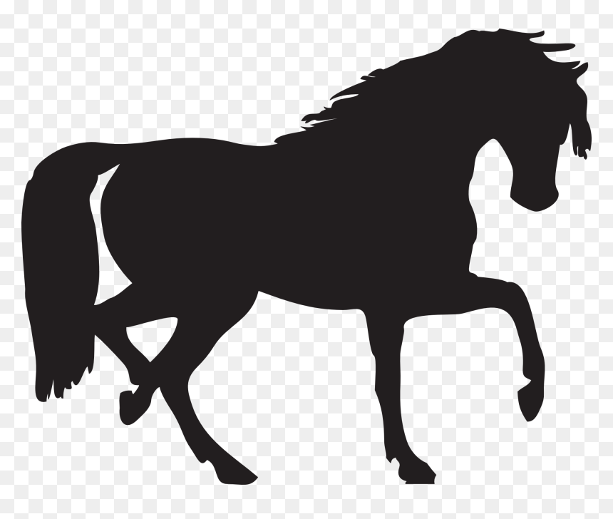 Horse Silhouette Clipart, HD Png Download - horse png