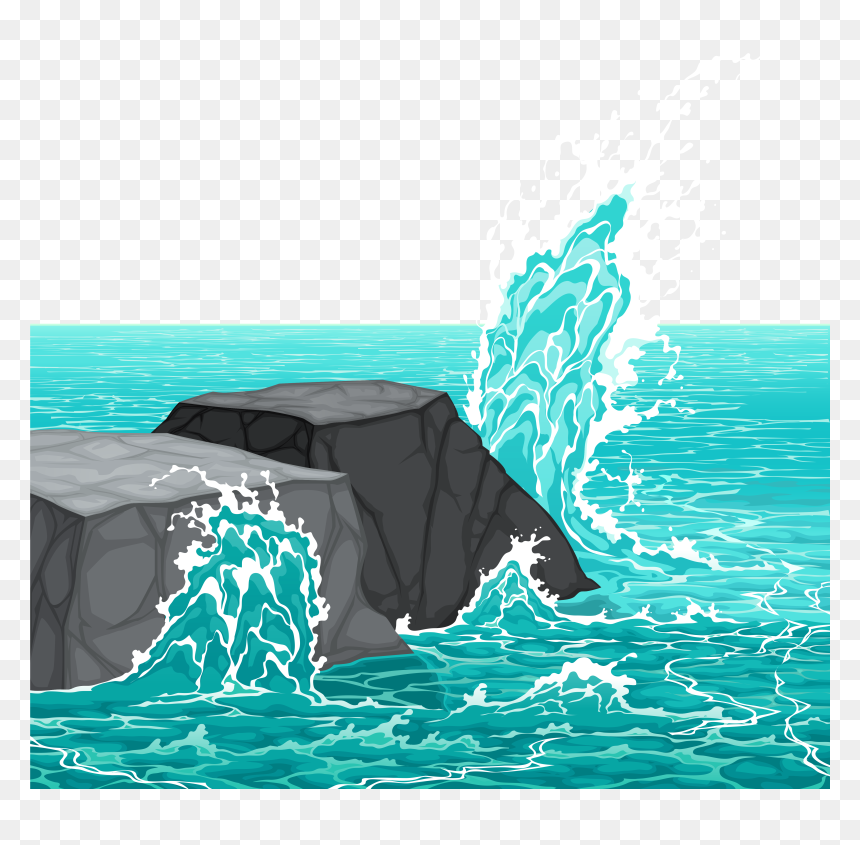 Wave Of Sea Clipart, HD Png Download - wave png