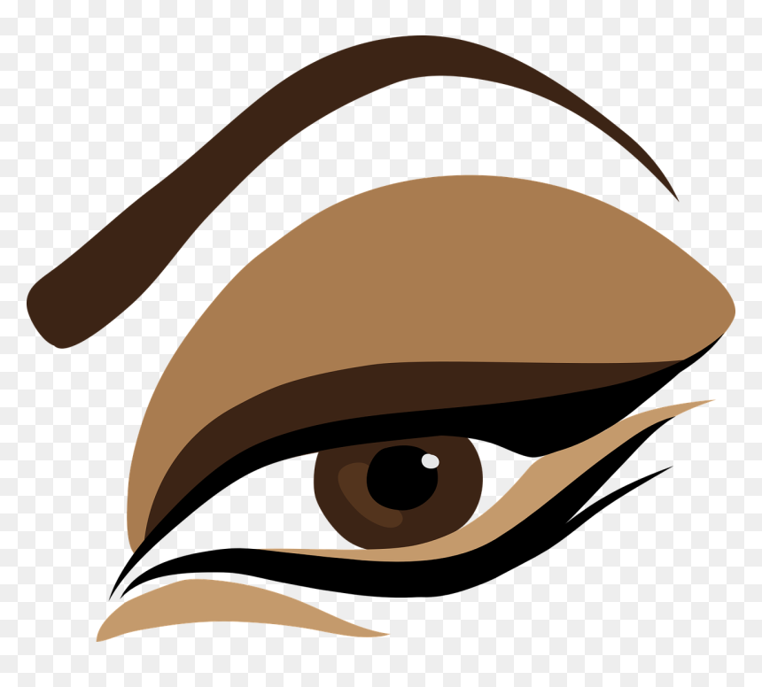 Eye Shadow Clipart, HD Png Download - eyes png