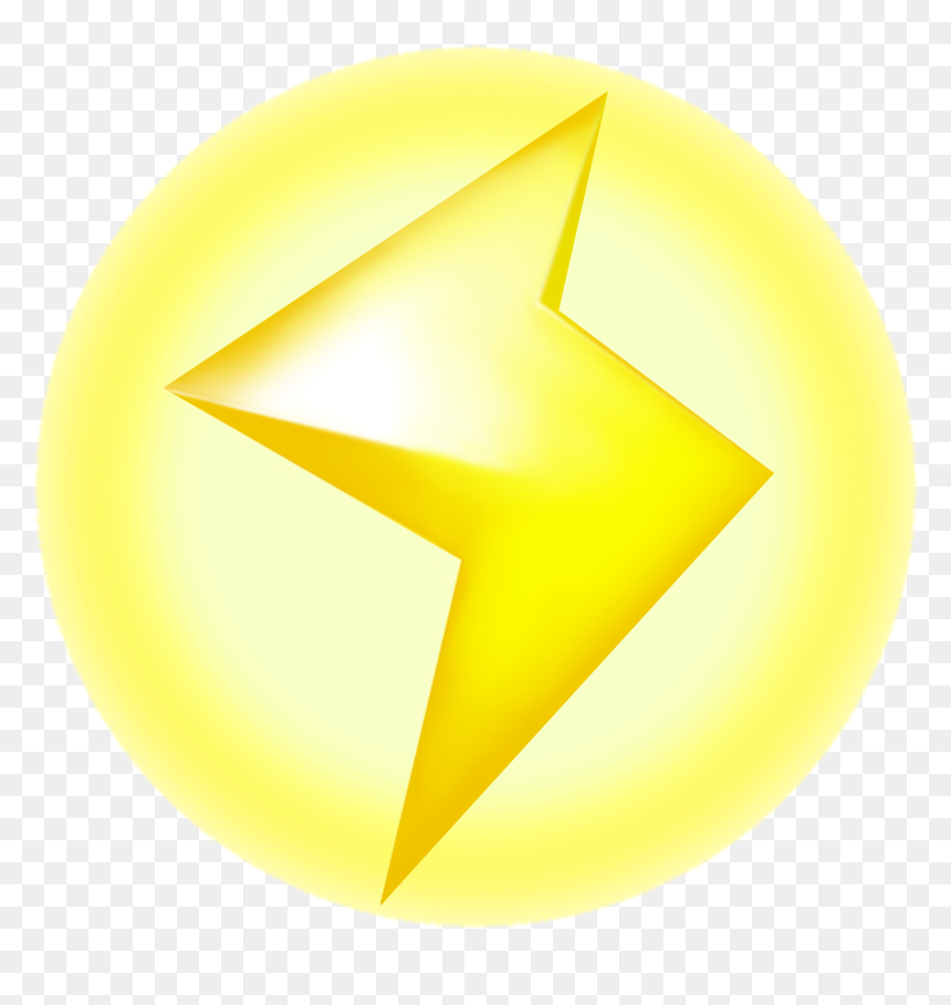 Circle, HD Png Download - lightning bolt png