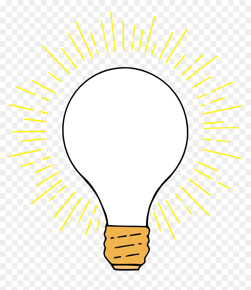Bulb Shape Clip Art, HD Png Download - light bulb png