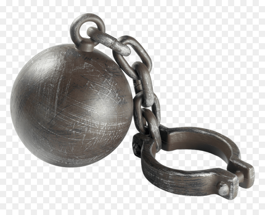 Convict Ball And Chain, HD Png Download - chain png