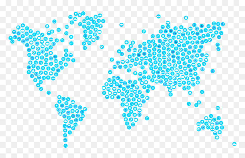 Dünya Haritası Arka Plan, HD Png Download - world png