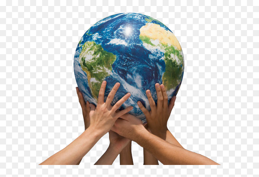 Hands Holding Globe Png, Transparent Png - world png
