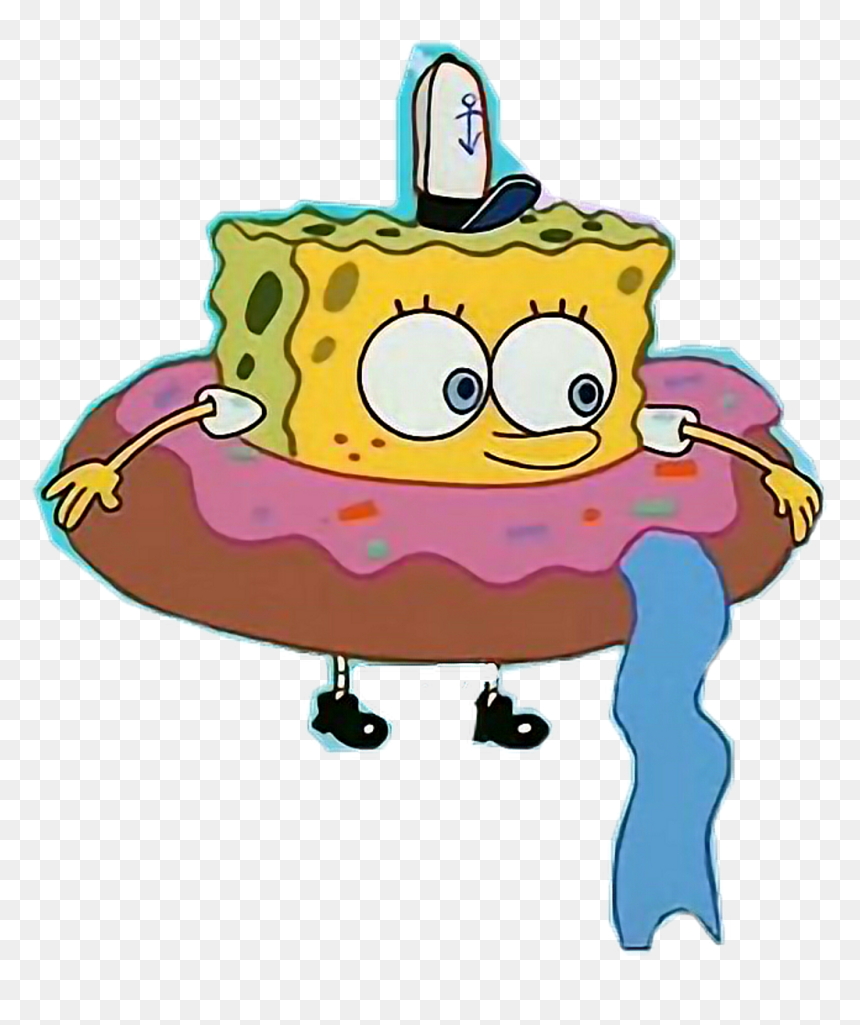 Spongebob Donut, HD Png Download - spongebob png