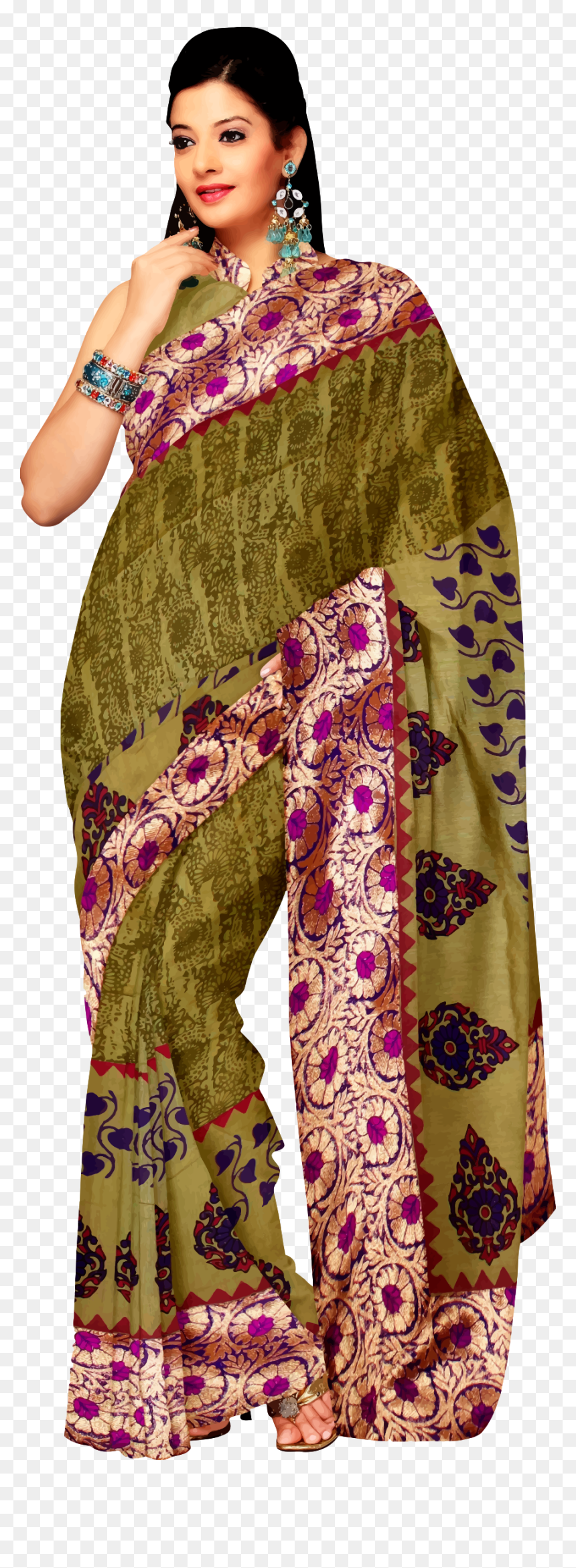 Sari, HD Png Download - tiranga png