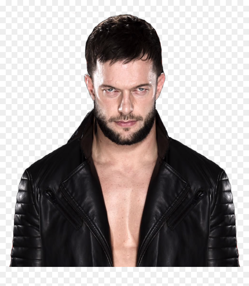 Leather Jacket, HD Png Download - finn balor png