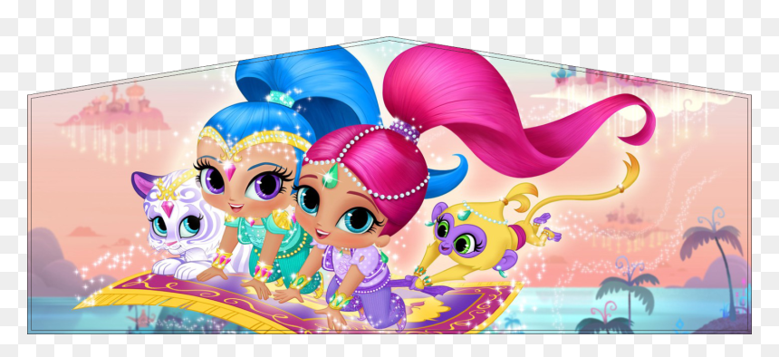 Shimmer And Shine Background, HD Png Download - shimmer and shine png