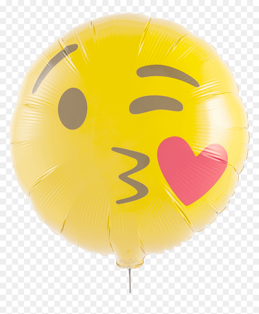 Globo Emoji Beso, HD Png Download - heart eyes emoji png